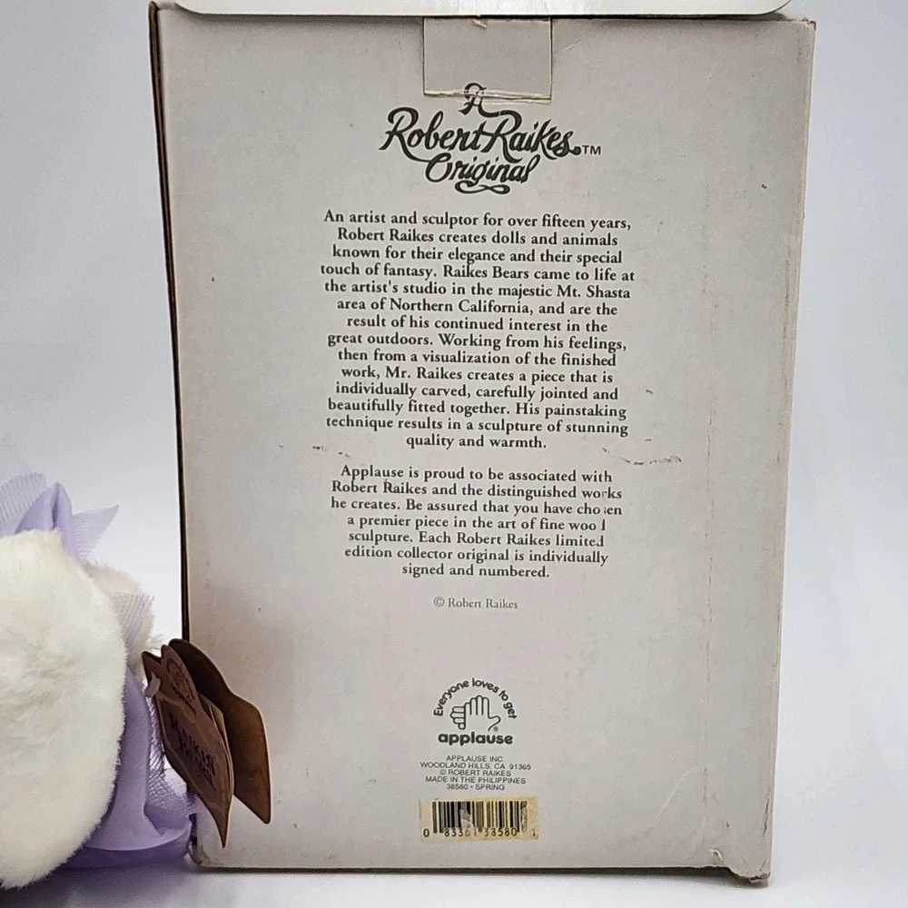 Robert Raikes Spring Flower Fairy Purple Limited Edition With Box Tags 10